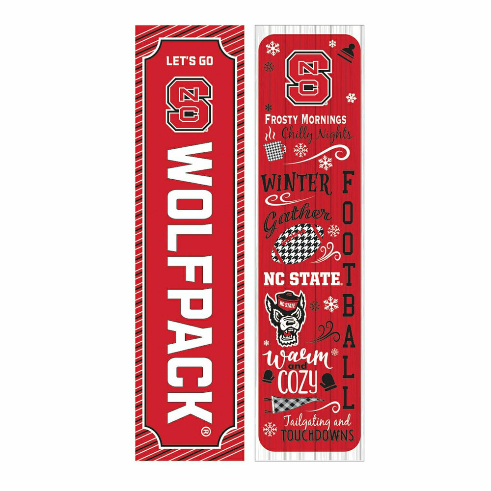 46" Double Sided Leaner, North Carolina State University, Winter Seaso