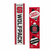 47" Double Sided Leaner, North Carolina State University, Christmas