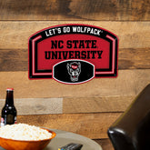 North Carolina State University USA Embossed Steel Wall Sign, 11" x 17
