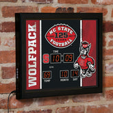 Scoreboard Wall Clock, North Carolina State
