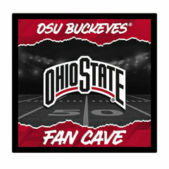 Ohio State University 23"H x 23"L LED Wall Decor, Edgelite, Square