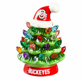 4" Mini LED Tabletop Christmas Tree, Set of 2, Ohio State University
