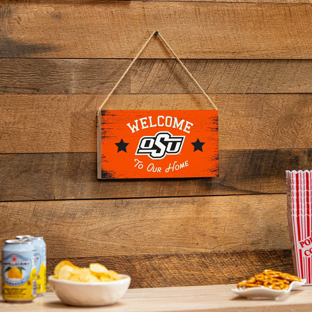 Oklahoma State University Wood Wall Sign, 6x11