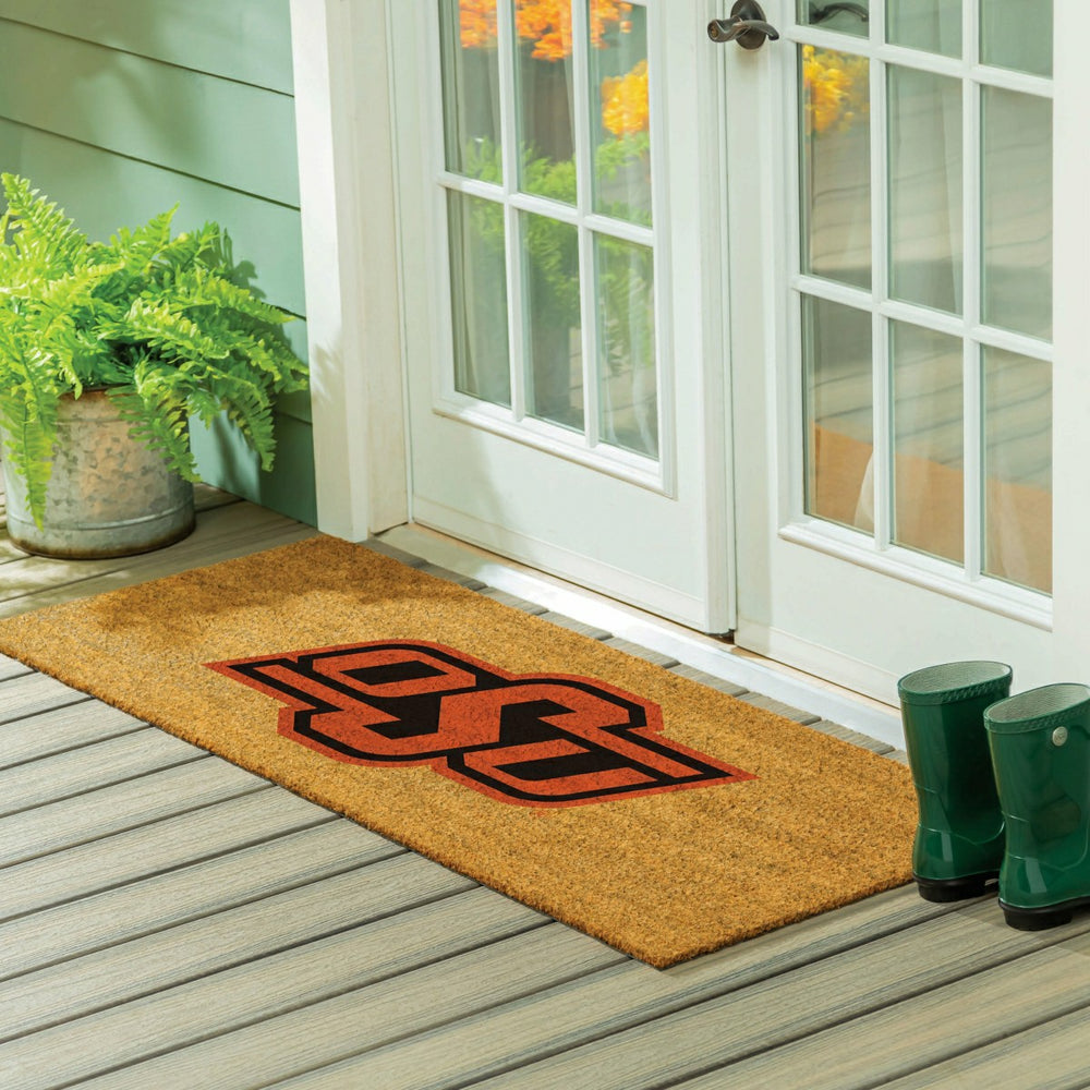 Oklahoma State University Extra Large Full Color Coir Mat, 60"x24"