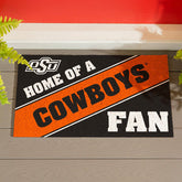 Oklahoma State University, PVC Mat COLOR, Home of a Fan