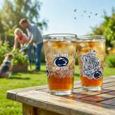 Penn State 16oz Glass pint, Set of 2