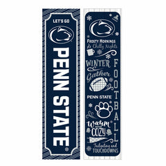 46" Double Sided Leaner, Penn State, Winter Seasonal