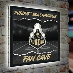 Purdue University 23"H x 23"L LED Wall Decor, Edgelite, Square