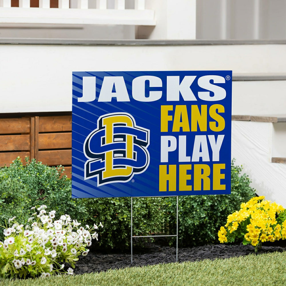 South Dakota State University Coroplast Yard Sign "Fans Play Here"