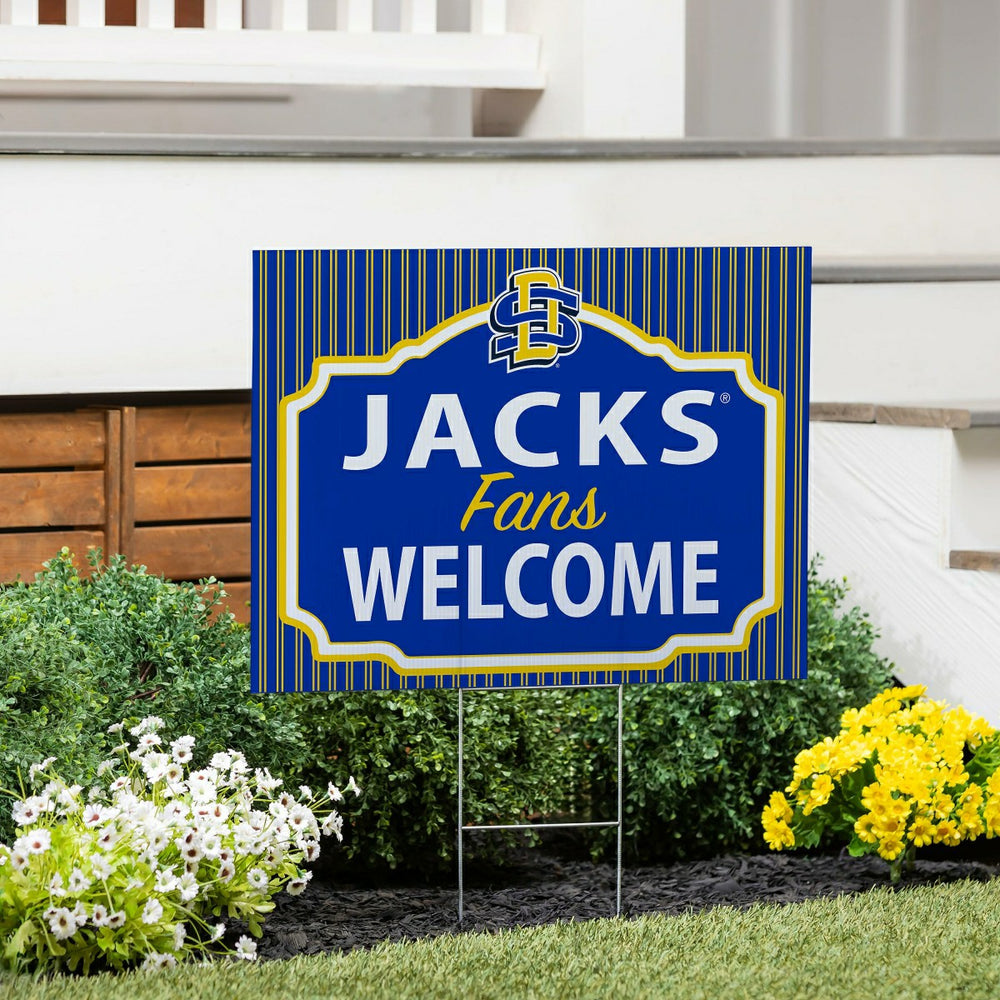 South Dakota State University Coroplast Yard Sign, "Fans Welcome"