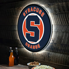 LED Wall Decor, Round, Syracuse University