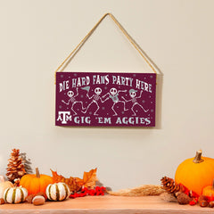 Texas A&M Halloween Wood Wall Sign, 6x11