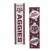 47" Double Sided Leaner, Texas A&M, Christmas