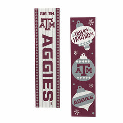 47" Double Sided Leaner, Texas A&M, Christmas