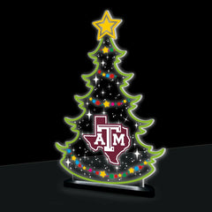 Texas A&M College Holiday Tree Desklite LED Decor
