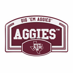 Texas A&M USA Embossed Steel Wall Sign, 11" x 17"