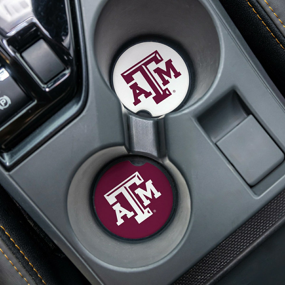 Texas A&M Car Coaster Set, 2pc