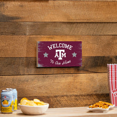 Texas A&M Wood Wall Sign, 6x11