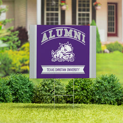 Texas Christian University Coroplast Yard Sign Alumni