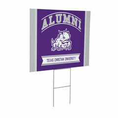 Texas Christian University Coroplast Yard Sign Alumni