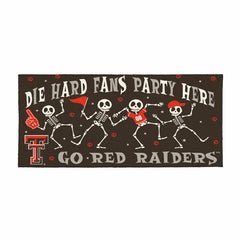 Texas Tech University Flocked Coir Halloween Sassafras Switch Mat, 22"