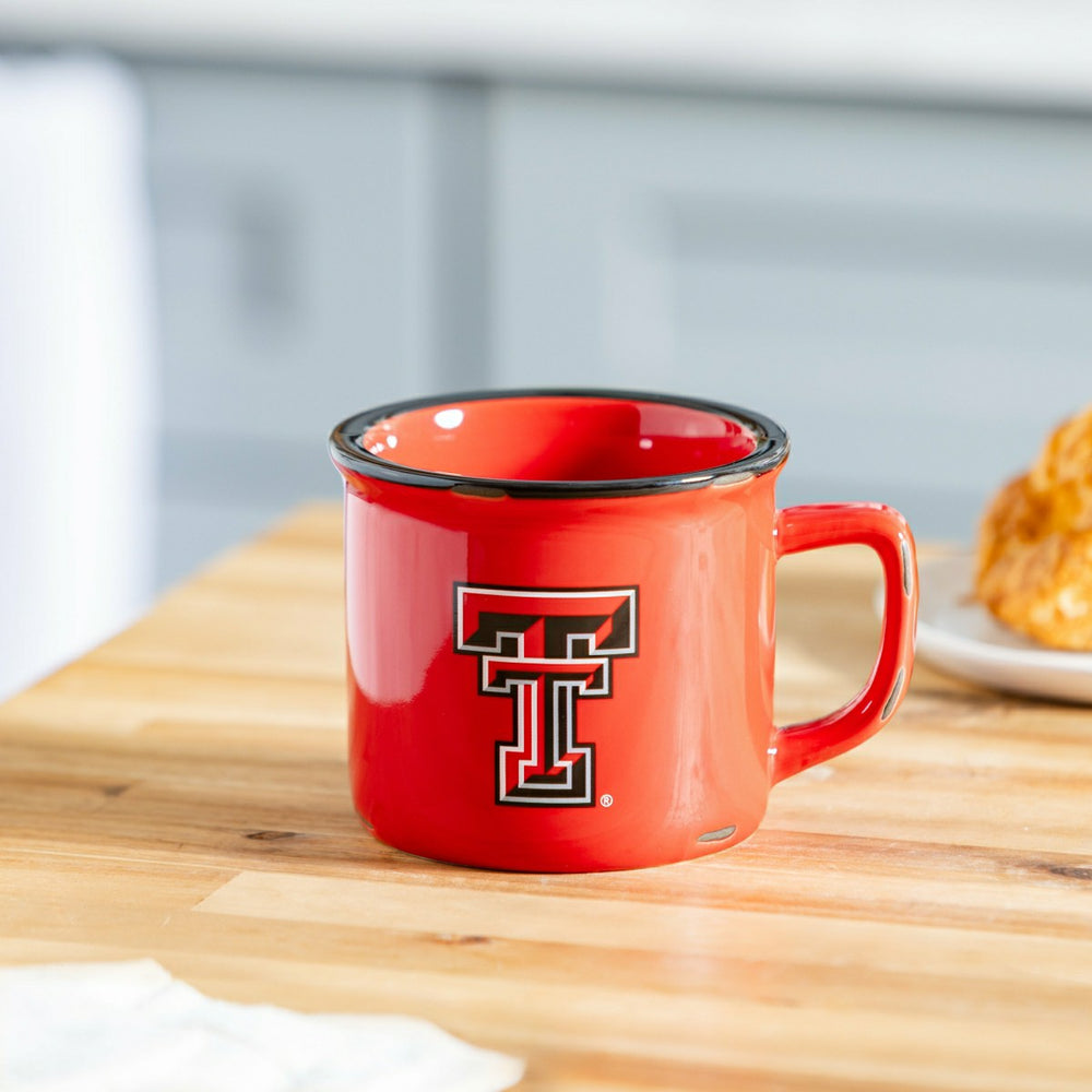 Texas Tech University Ceramic Camp Cup with Enamel Finish, 14oz