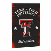Texas Tech University Wood Wall Sign, 16x24