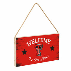 Texas Tech University Wood Wall Sign, 6x11