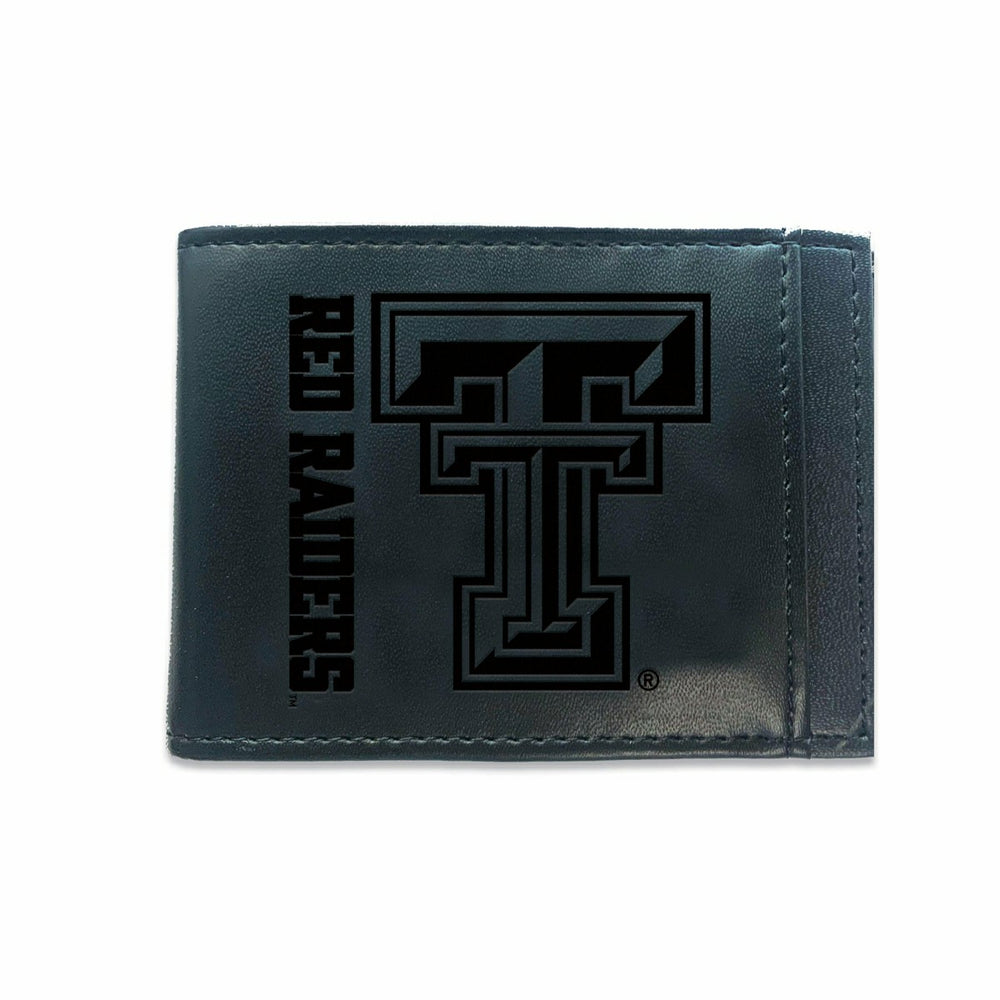 Front Pocket Wallet w/ RFID Blocking, Texas Tech University, Black