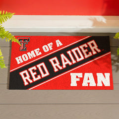 Texas Tech University, PVC Mat COLOR, Home of a Fan