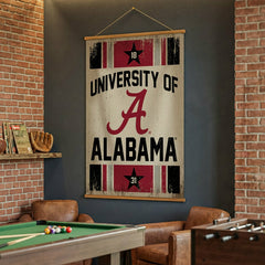 University of Alabama, Canvas Wall Tapestry, Large, 54x36