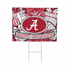 University of Alabama Yard Sign, Holiday