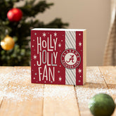 University of Alabama Block, Holiday, 6x6