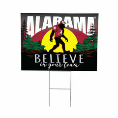 University of Alabama Yard Sign, Bigfoot