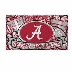 University of Alabama Holiday PVC Mat, 28"x16"