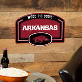 University of Arkansas USA Embossed Steel Wall Sign, 11" x 17"