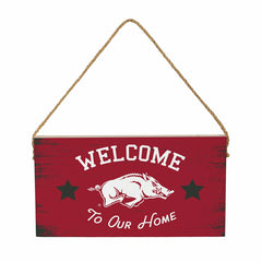 University of Arkansas Wood Wall Sign, 6x11