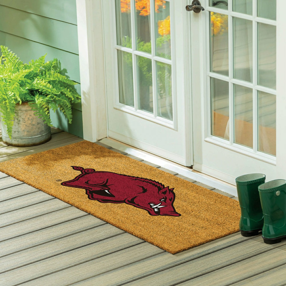 University of Arkansas Extra Large Full Color Coir Mat, 60"x24"