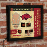 Scoreboard Wall Clock, Arkansas