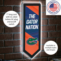LED Wall Decor, Pennant, University of Florida