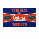 28" x 16" PVC Trapper Mat, Come Back with Tickets, University of Flori