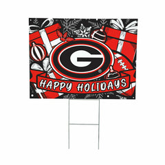University of Georgia Yard Sign, Holiday
