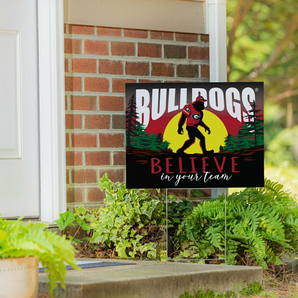 University of Georgia Yard Sign, Bigfoot