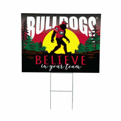 University of Georgia Yard Sign, Bigfoot
