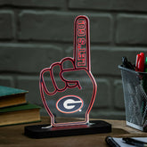 University of Georgia College Foam Finger Desklite LED Decor