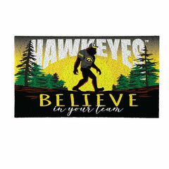 University of Iowa Bigfoot PVC Mat, 28"x16"