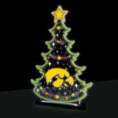University of Iowa College Holiday Tree Desklite LED Decor
