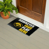 University of Iowa Fan Mat, 28"x16"