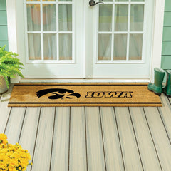 University of Iowa Extra Large One Color Coir Mat, 60"x24"