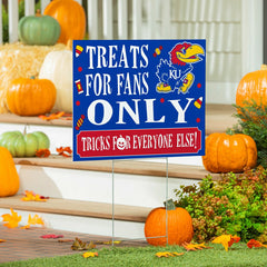 University of Kansas Yard Sign, Halloween Treats for Fans